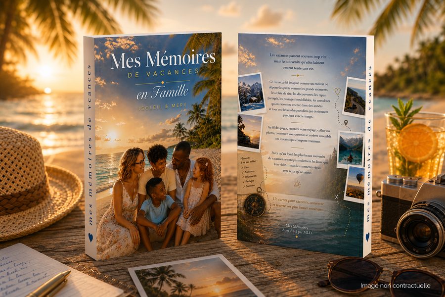 Mes Mémoires de Vacances Soleil et Mer, version brochée