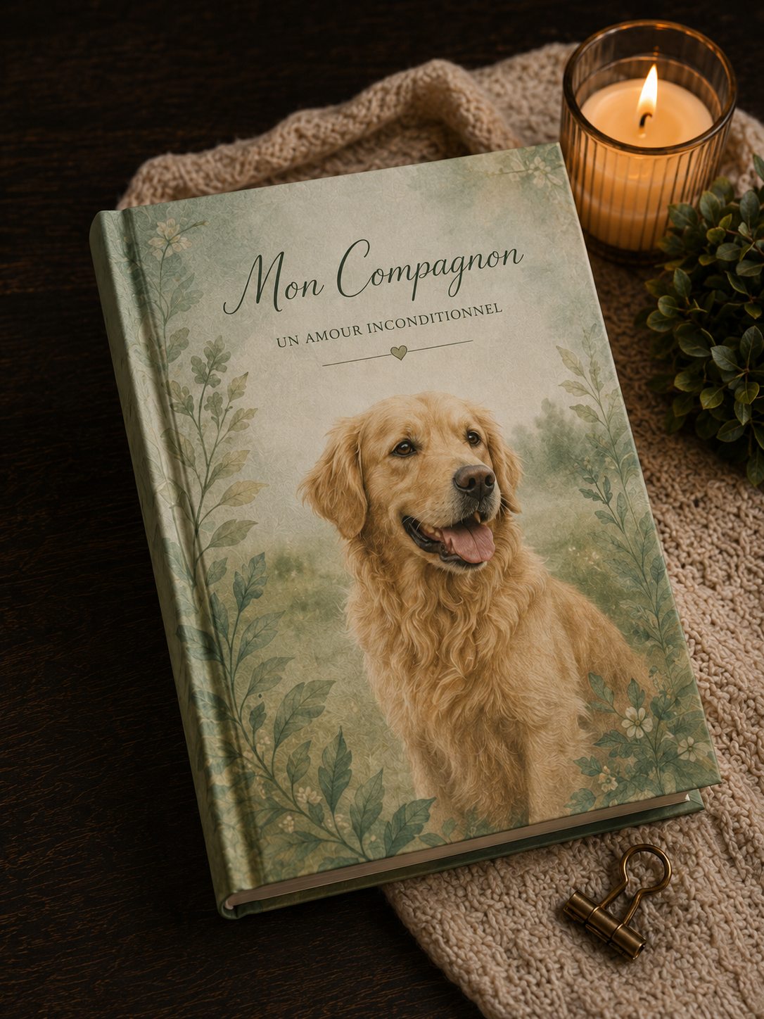 Couverture personnalisée avec animal de compagnie